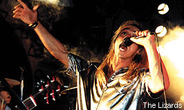 The Lizards' vocalist