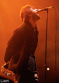 vocalist Liam Gallagher
