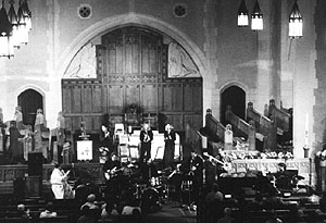 the stage