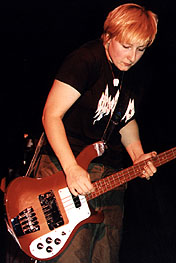 the Dirtmitts' bassist, Jen